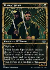 Brazen Upstart (361) (Showcase) - Gilded Foil