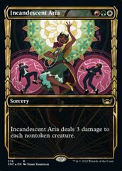 Incandescent Aria (376) (Showcase) - Gilded Foil