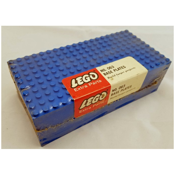 LEGO 5 - 10X20 base plates - Blue Set 063-1