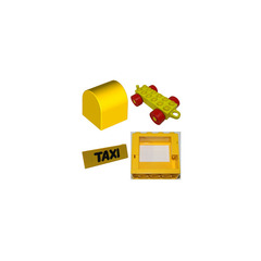 LEGO Taxi Set 087