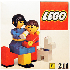 LEGO Mother and baby with dog Set 211-1