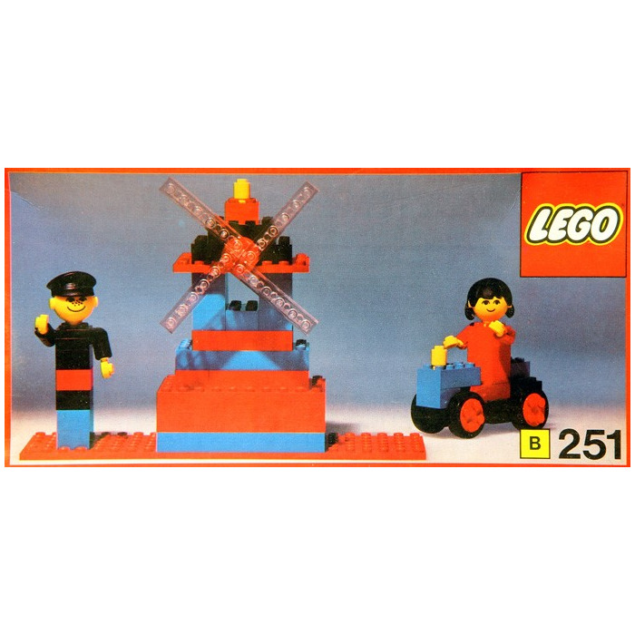 LEGO Windmill with miller and wife Set 251-1