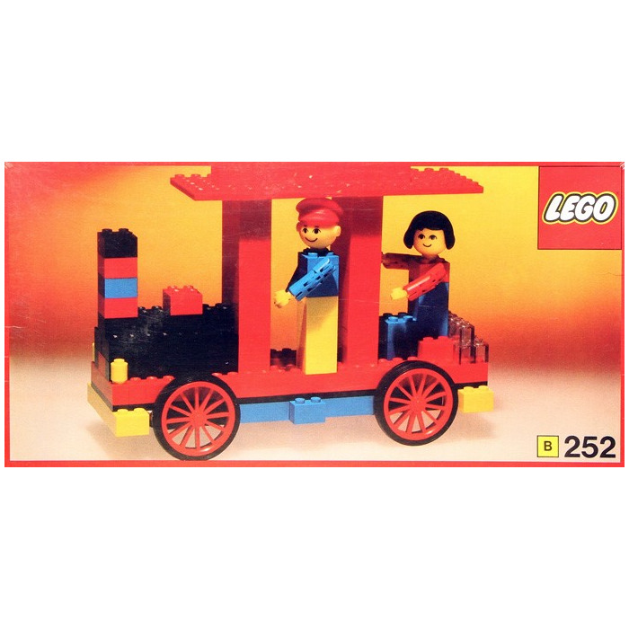 LEGO Locomotive with driver and passenger Set 252-1