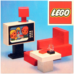 LEGO Colour TV and chair Set 274