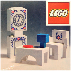 LEGO Grandfather Clock, Chair and Table Set 270-2