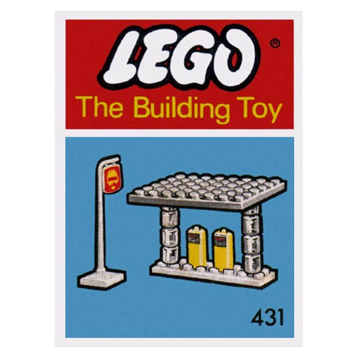 LEGO Gas Station Set 431-1