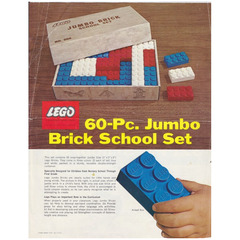LEGO Jumbo Brick School Set 060-3