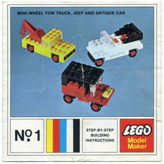 LEGO Mini-Wheel Model Maker No. 1 (Kraft Velveeta) Set 1-10