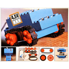 LEGO 4.5V Motor Set with Rubber Tracks 103-1