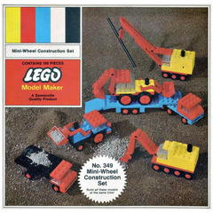 LEGO Mini-Wheel Construction Set 349-2