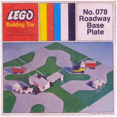 LEGO Roadway Base Plate 50X50 Set 078-1