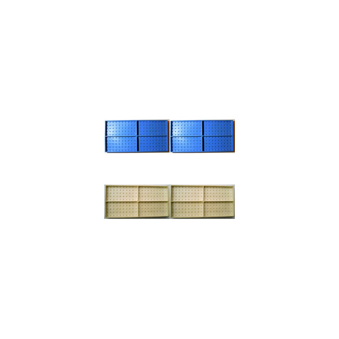 LEGO 5 - 10X20 base plates - White / Blue Set 064