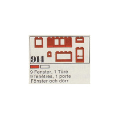 LEGO Windows, Red Set 914-1