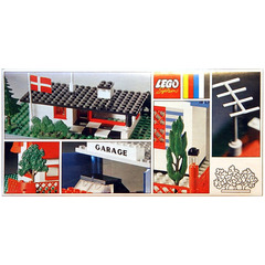 LEGO Trees and Signs Set (1969 version with old style trees and 3 bricks) 990-2