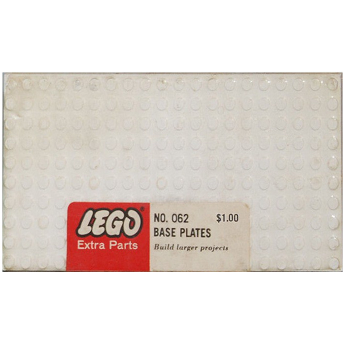 LEGO 5 - 10X20 base plates - White Set 062