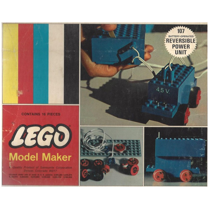 LEGO 4.5V Reversible Power Unit Set 107-3