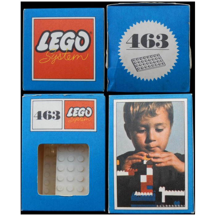 LEGO 4 x 8 Plates, White Set 463