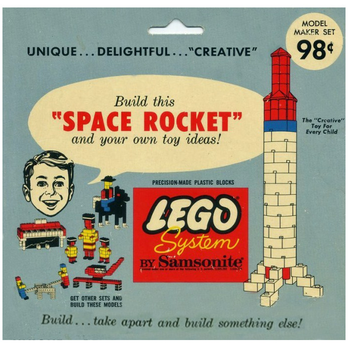 LEGO Space Rocket Set 801-3