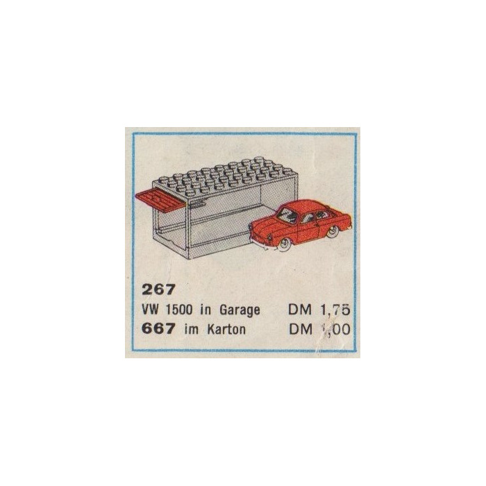 LEGO 1:87 VW 1500 Limousine with Garage Set 267