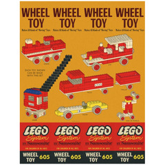LEGO Wheel Toy Set 605-4