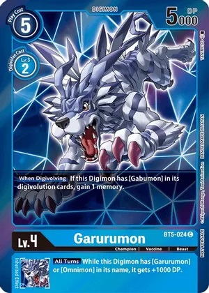 Garurumon - BT5-024 - P (Event Pack 2) Garurumon - BT5-024 - P (Event Pack 2)