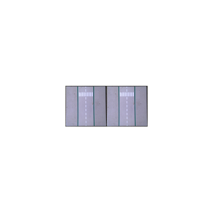 LEGO Straight Road Plates (with crosswalk) Set 302-2