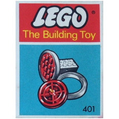 LEGO Large Wheels with Axles (The Building Toy) Set 401-2