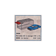 LEGO Mercedes 220 with Garage Set 264