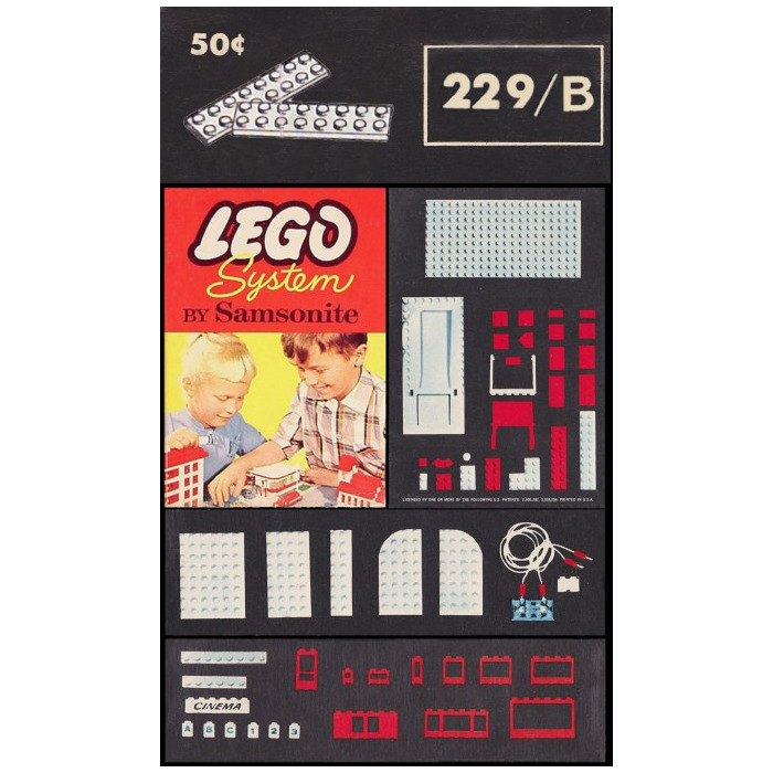 LEGO 2 x 8 Plates Set 229.B