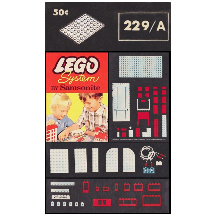 LEGO 6 x 8 Plates Set 229.A