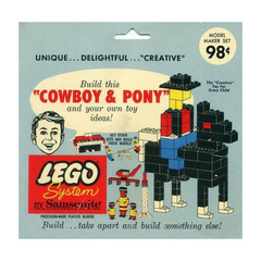 LEGO Cowboy & Pony Set 806-2
