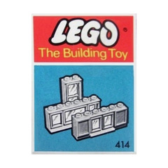 LEGO Windows Parts Pack, White (The Building Toy) Set 414-4