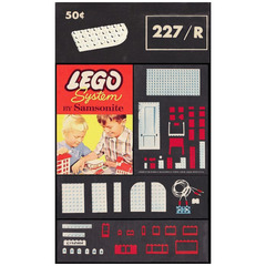 LEGO 4 x 8 Right Curve Plates Set 227.R