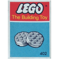 LEGO White Turntables (The Building Toy) Set 402-3