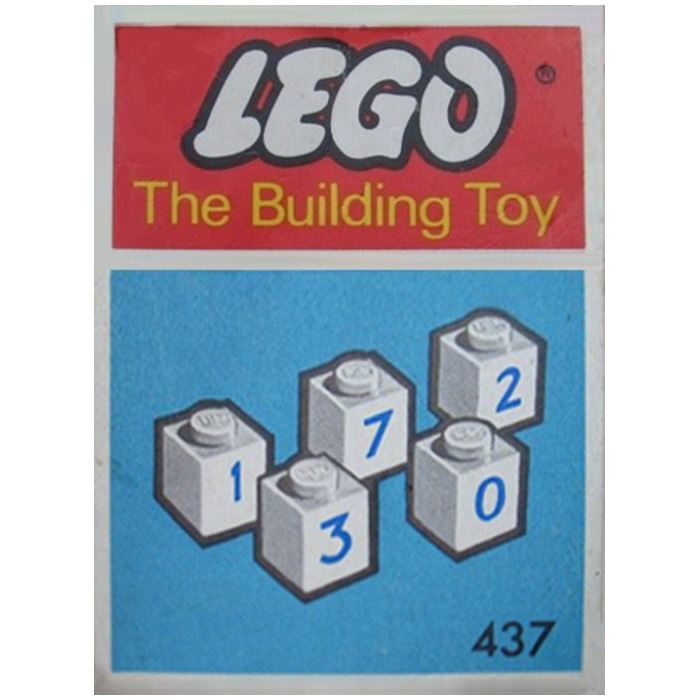 LEGO 50 numbered bricks Set 437