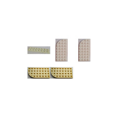 LEGO 4 x 8 Curved & 2 x 8 Plates Set 1228-2