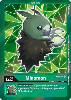 Minomon - BT3-004 - P (Event Pack 2) - Foil Minomon - BT3-004 - P (Event Pack 2) - Foil