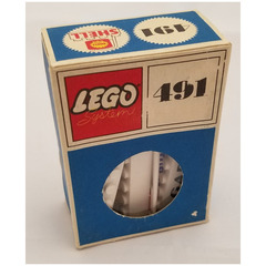 LEGO Shell Station Brick and Sign, 6 Named Beams Set 491-2