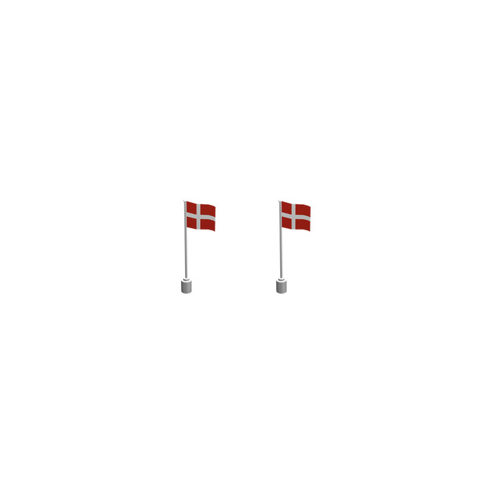 LEGO 5 Danish Flags Set 1242D