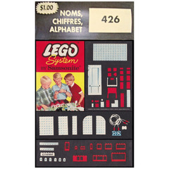 LEGO Names, Numbers, Alphabet Set 426-2