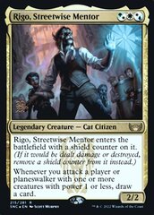 Rigo, Streetwise Mentor - Foil - Prerelease Promo