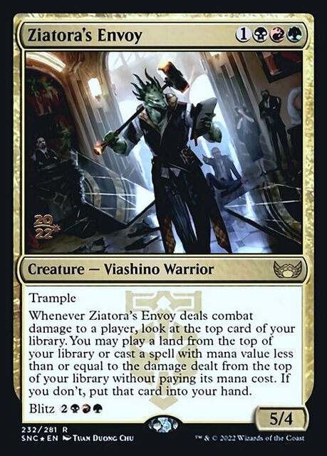 Ziatoras Envoy - Foil - Prerelease Promo