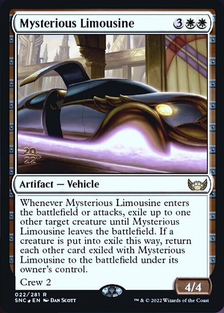 Mysterious Limousine - Foil - Prerelease Promo