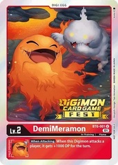 DemiMeramon - BT6-001 - P (Digimon Card Game Fest 2022)