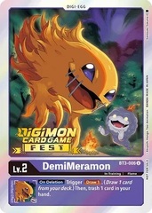 DemiMeramon - BT3-006 - P (Digimon Card Game Fest 2022) - Foil