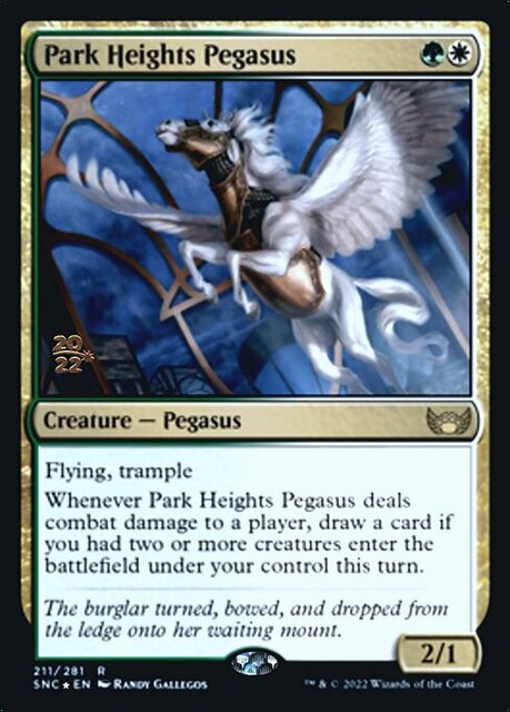 Park Heights Pegasus - Foil - Prerelease Promo