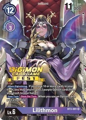 Lilithmon - BT3-091 - P (Digimon Card Game Fest 2022) - Foil