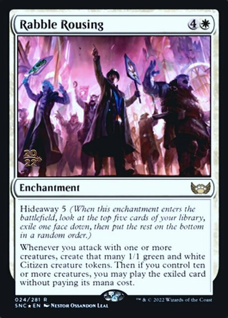 Rabble Rousing - Foil - Prerelease Promo