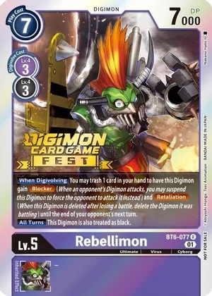 Rebellimon - BT6-077 - P (Digimon Card Game Fest 2022)