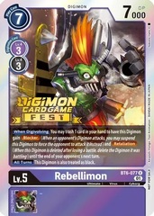 Rebellimon - BT6-077 - P (Digimon Card Game Fest 2022)